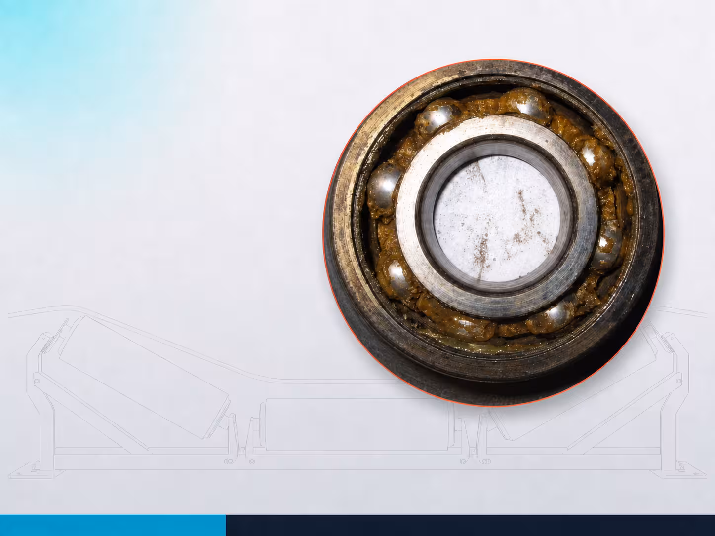 A temperature check on the bearing housing gives the damage away before the eye can see it. You do it with the plant shut down. (AI-generated image)